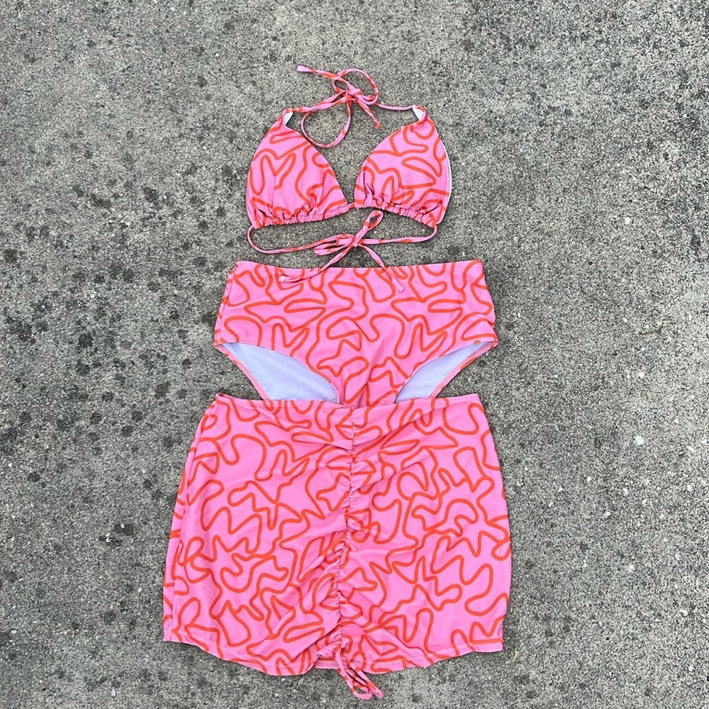 3 Piece Bathing Suit Set